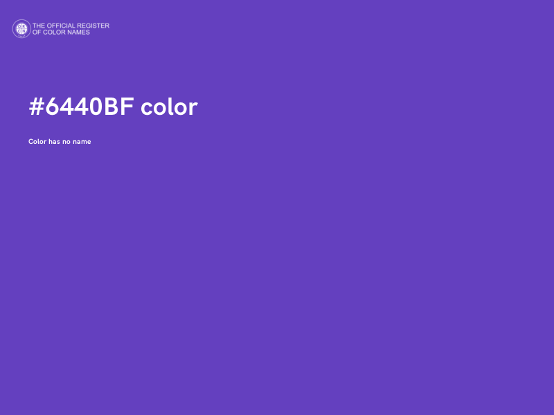 #6440BF color image