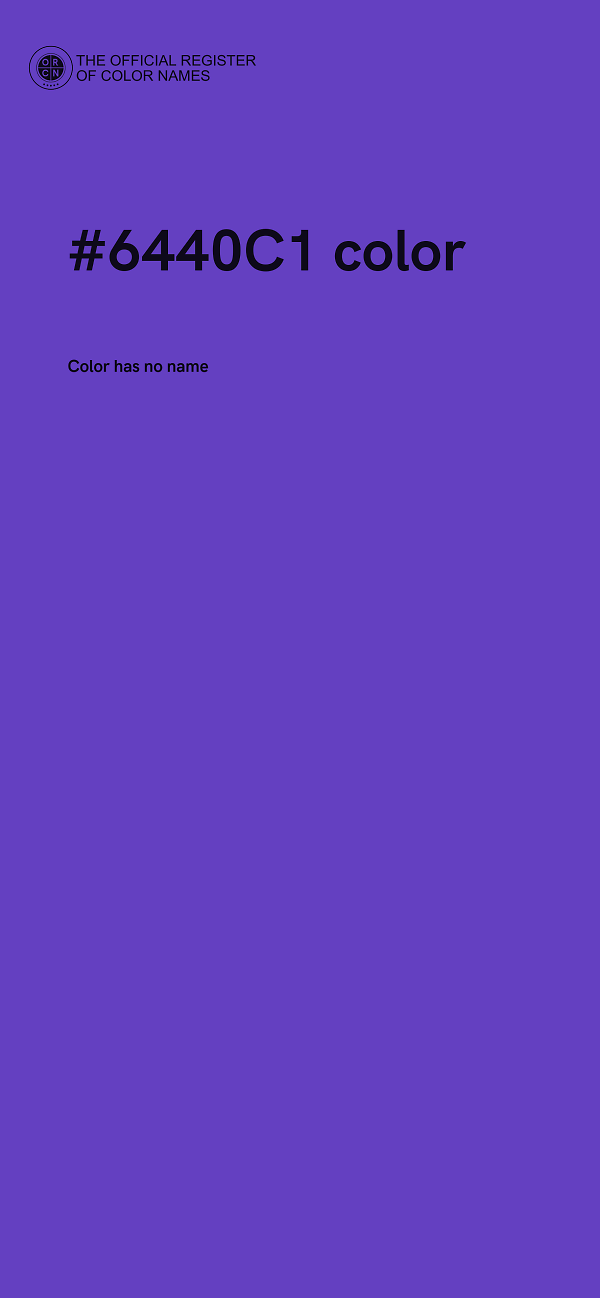 #6440C1 color image