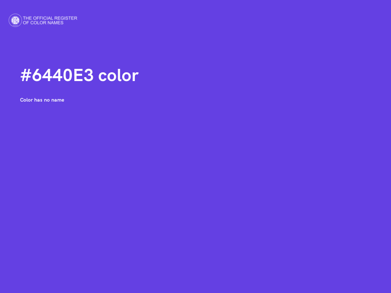 #6440E3 color image