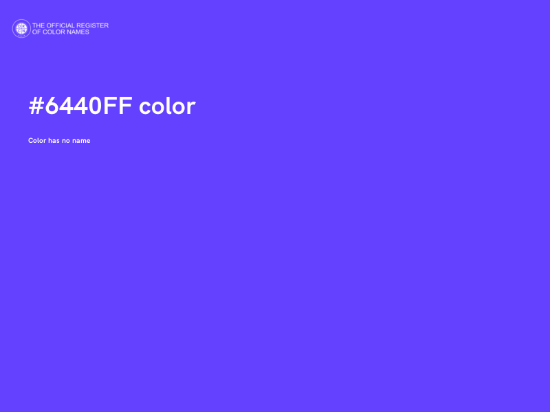 #6440FF color image