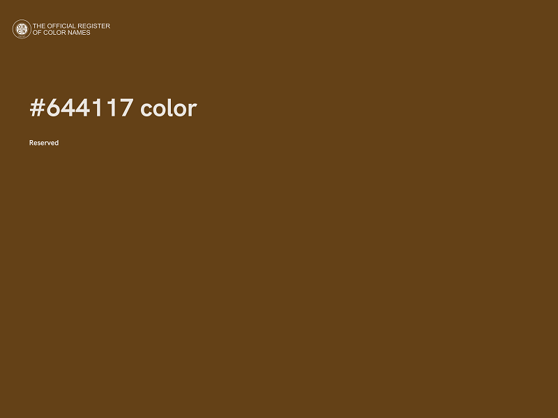 #644117 color image