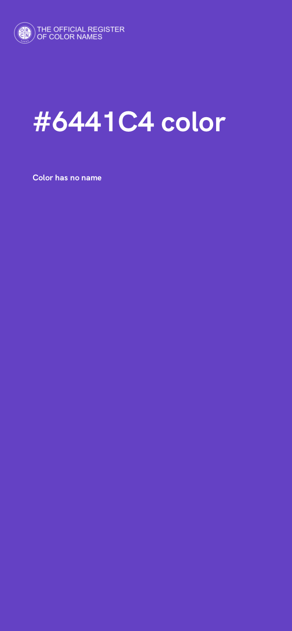 #6441C4 color image