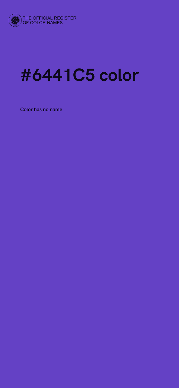 #6441C5 color image