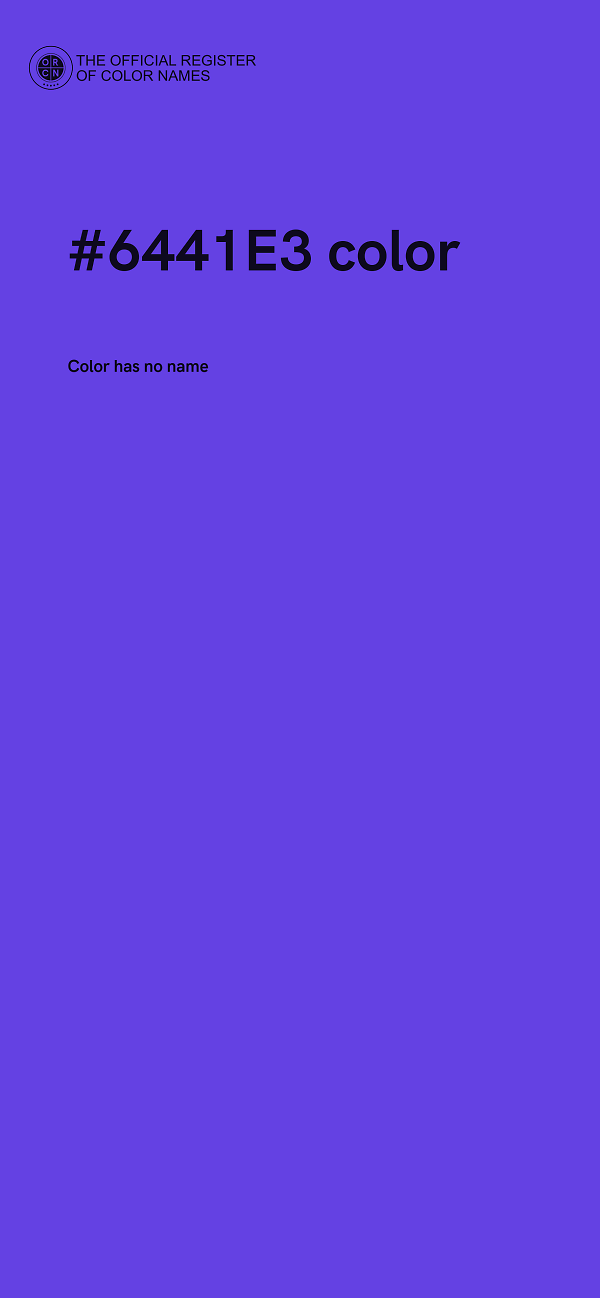 #6441E3 color image