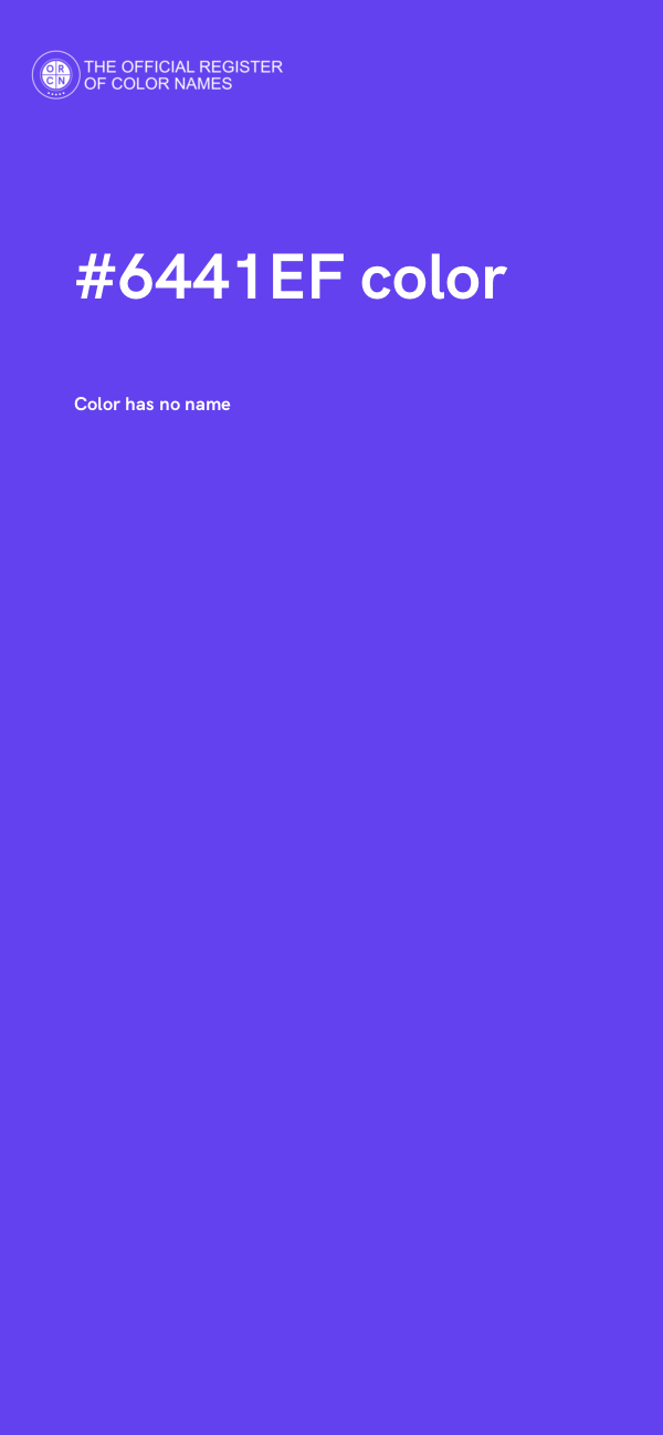 #6441EF color image