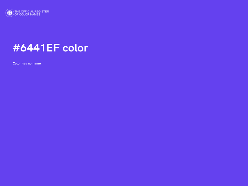#6441EF color image