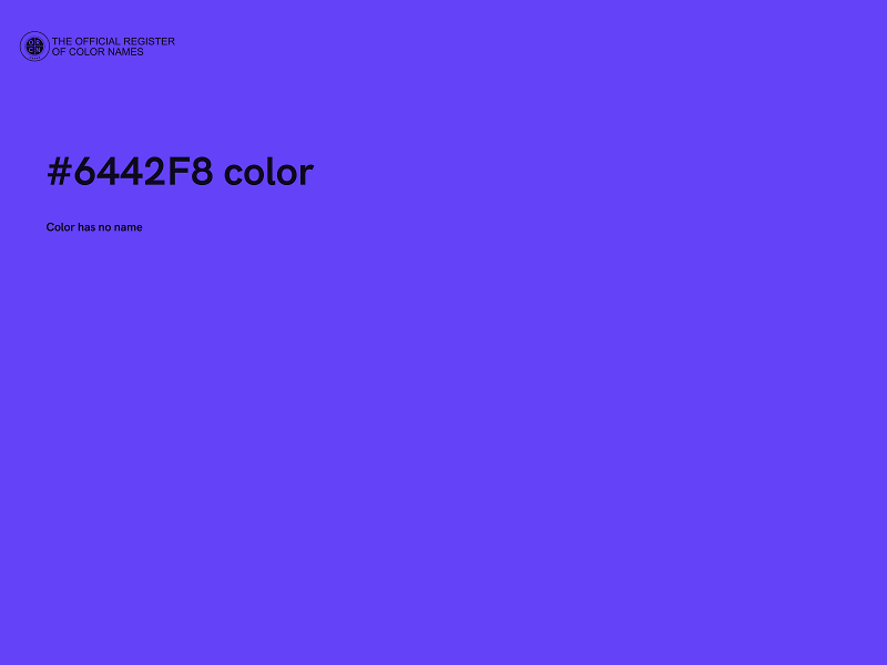 #6442F8 color image