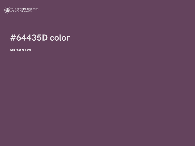 #64435D color image