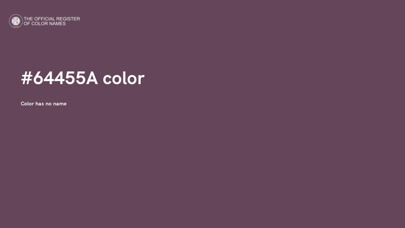 #64455A color image