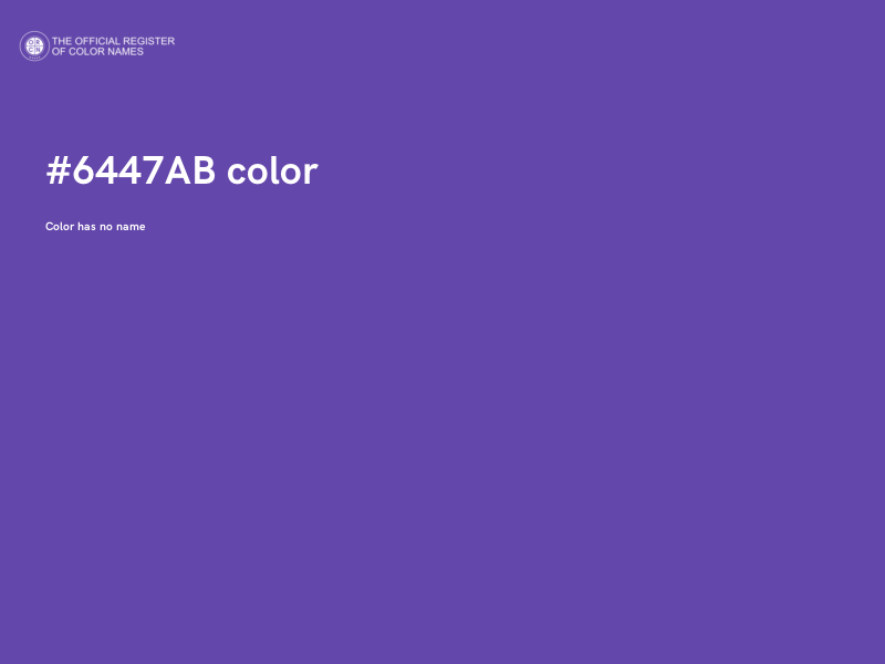 #6447AB color image