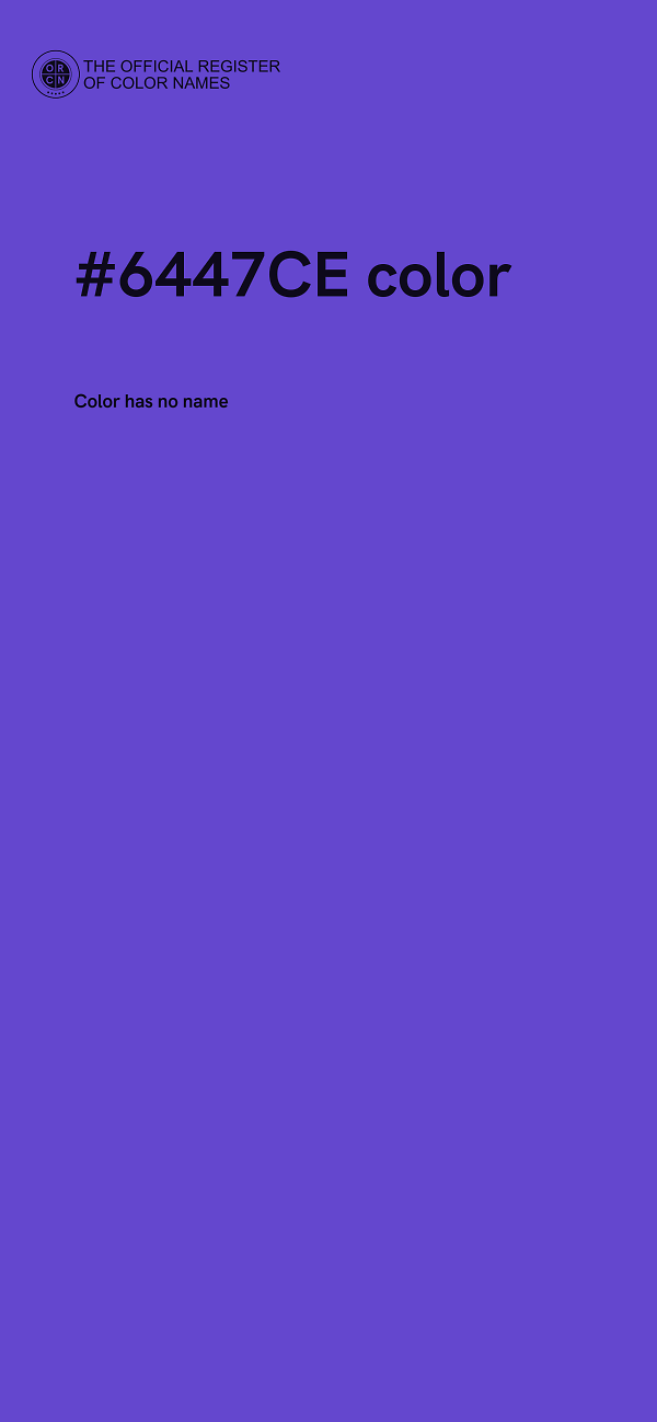 #6447CE color image