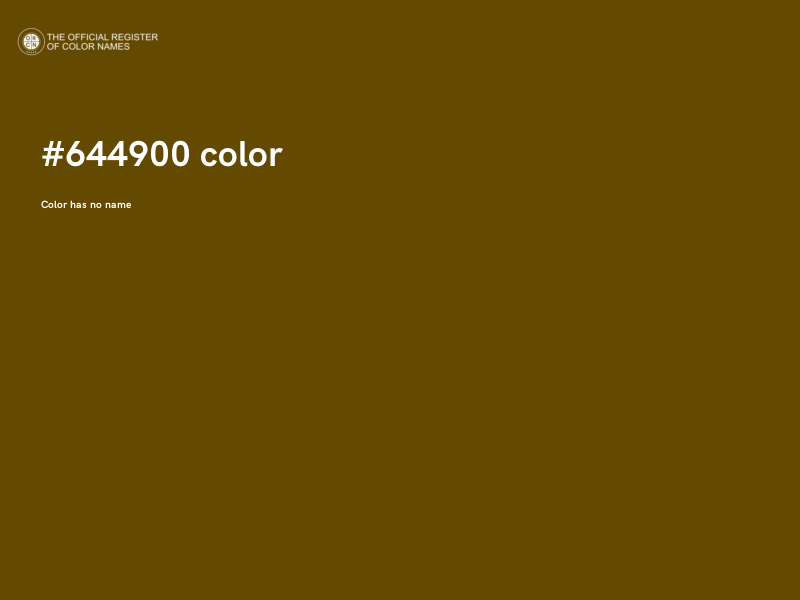 #644900 color image