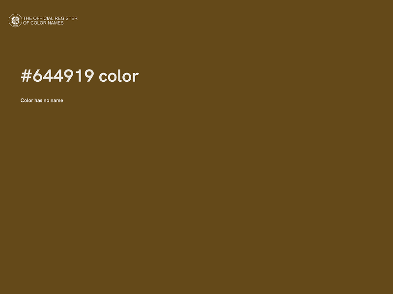 #644919 color image