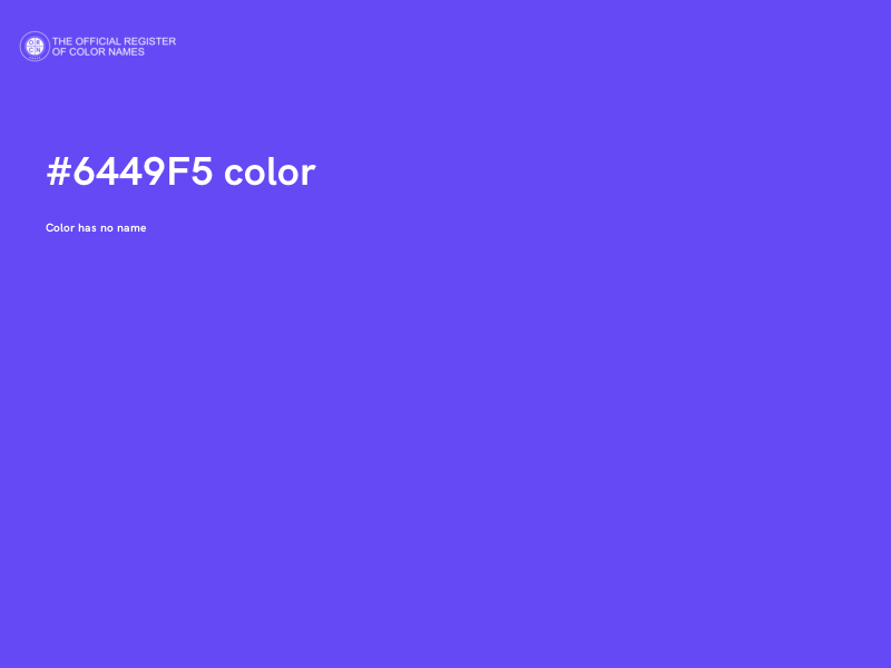 #6449F5 color image