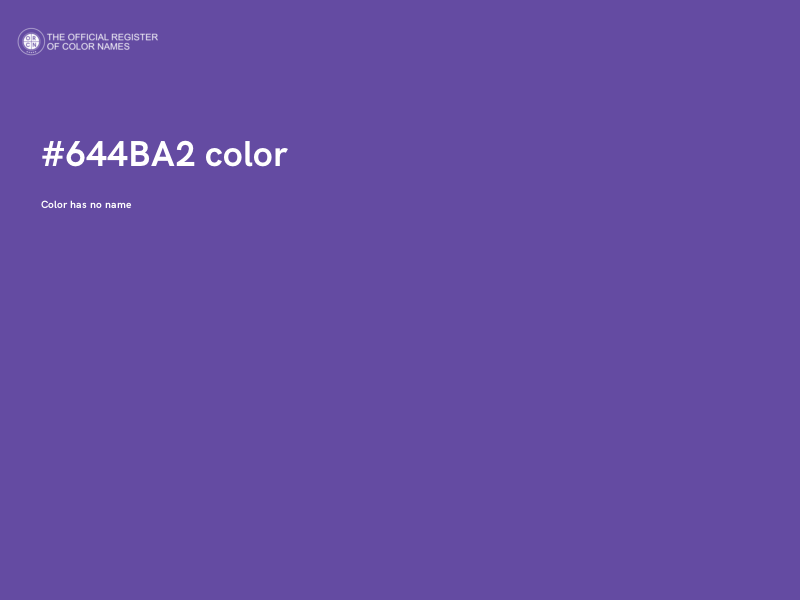 #644BA2 color image
