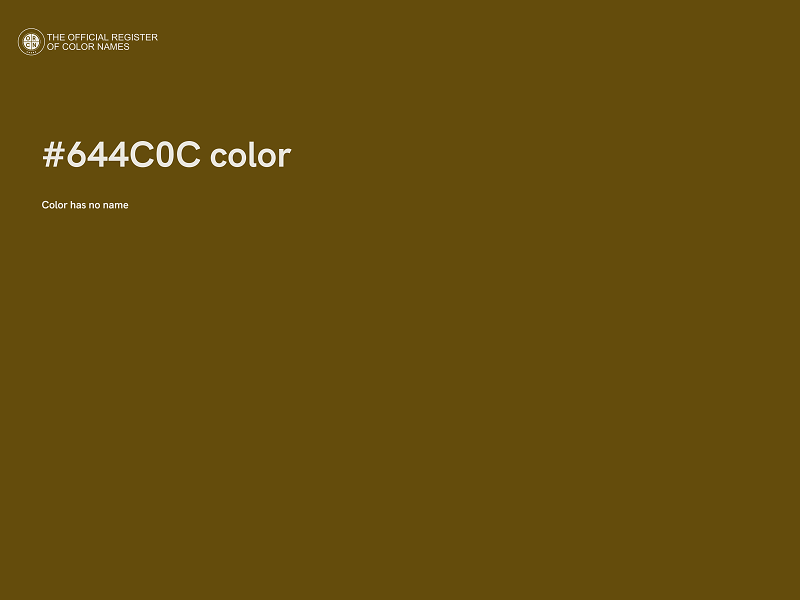 #644C0C color image