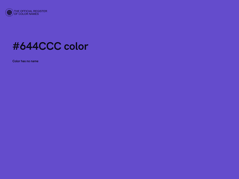 #644CCC color image