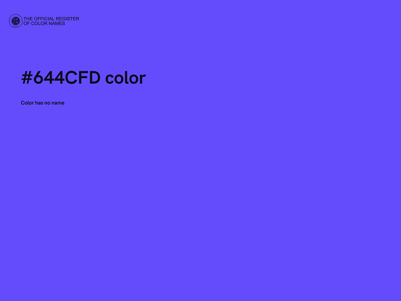 #644CFD color image