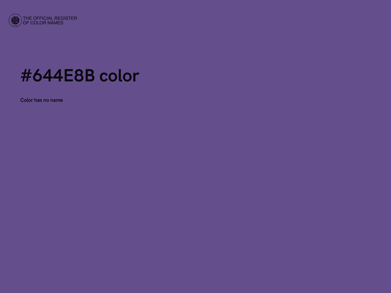 #644E8B color image