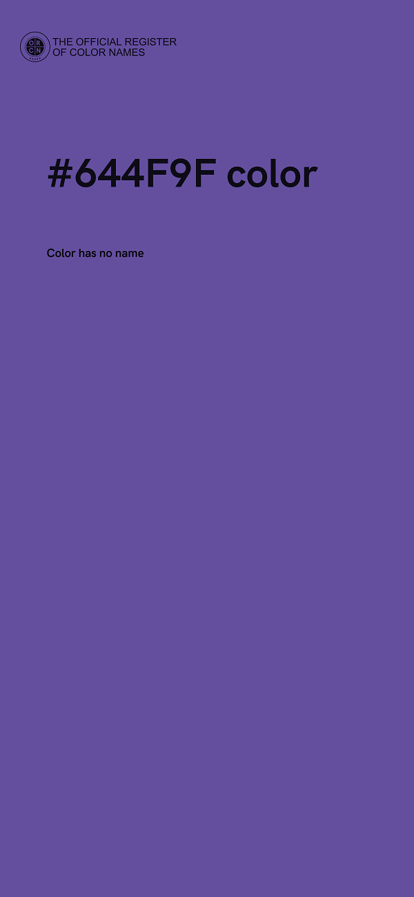 #644F9F color image