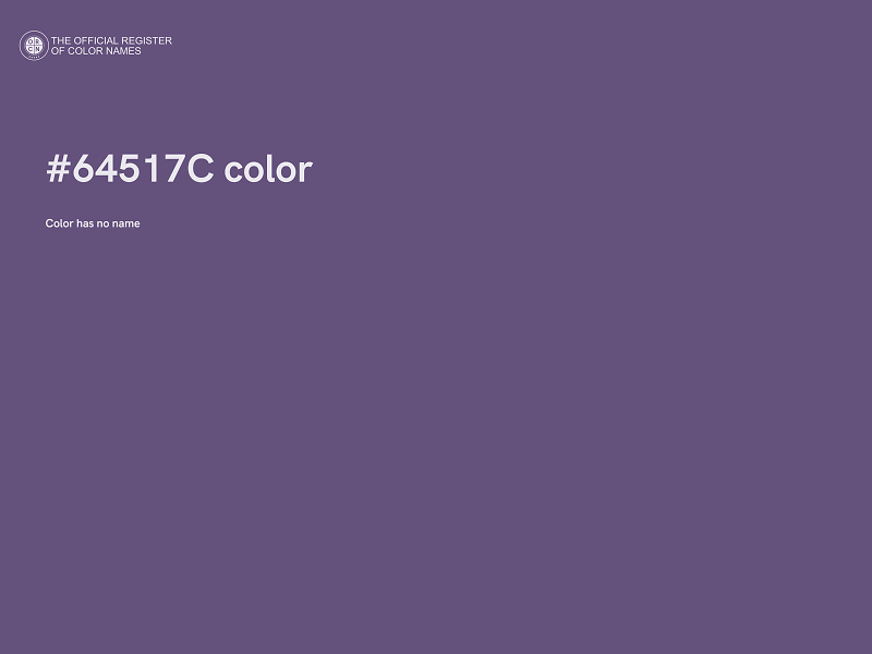 #64517C color image