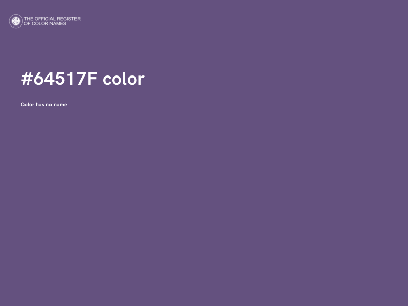 #64517F color image