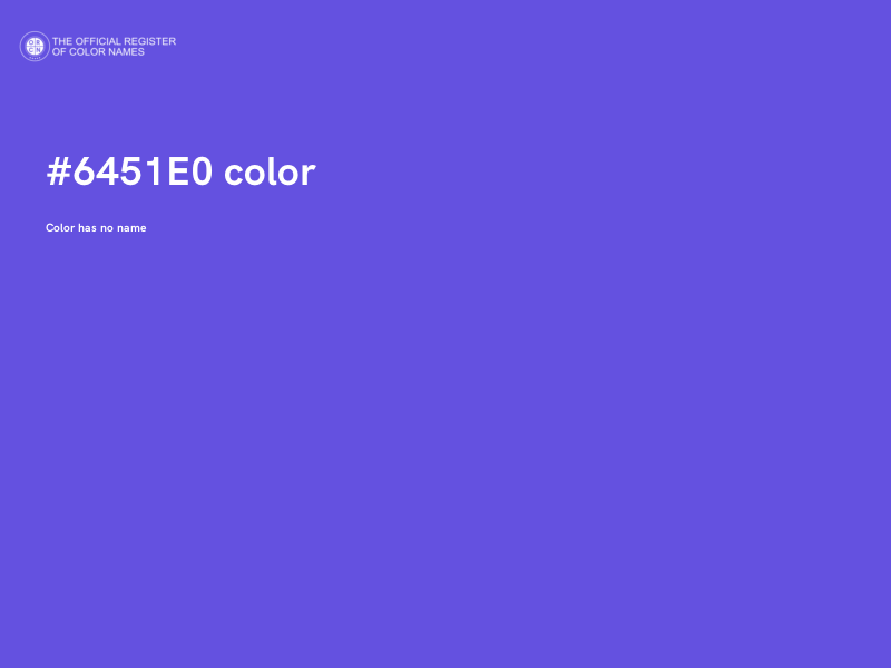 #6451E0 color image