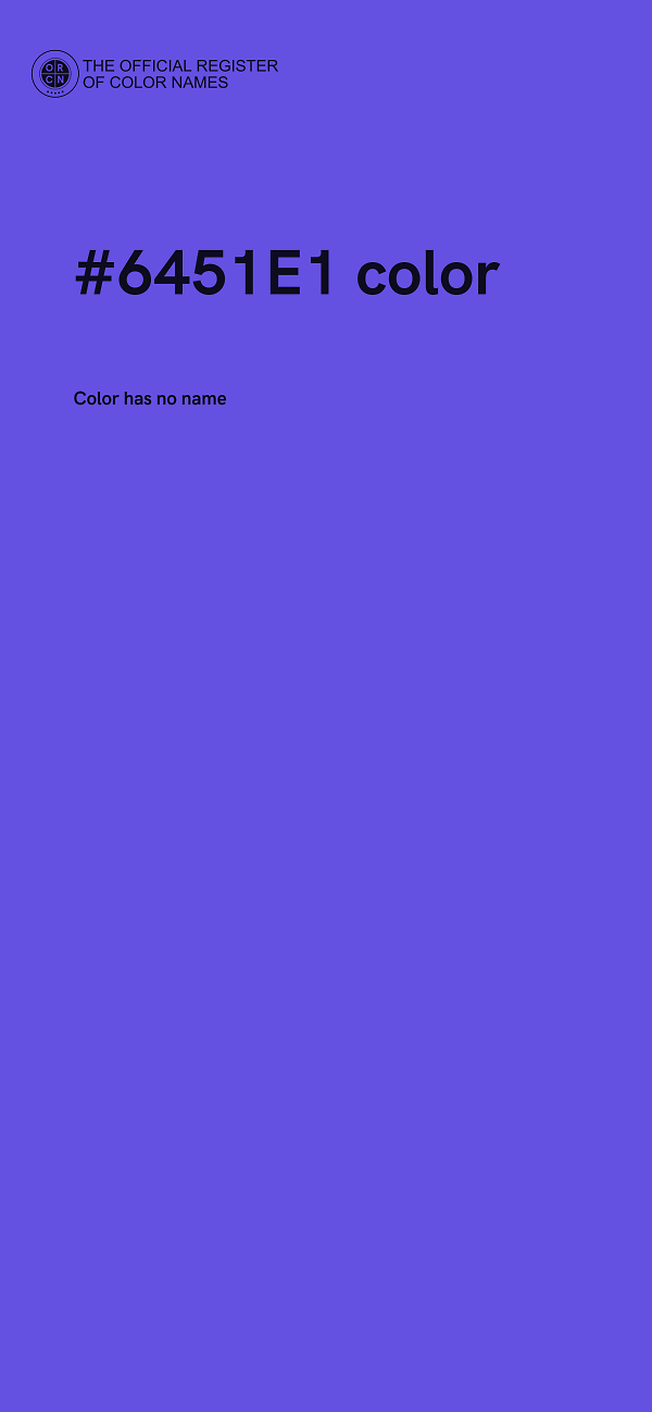 #6451E1 color image