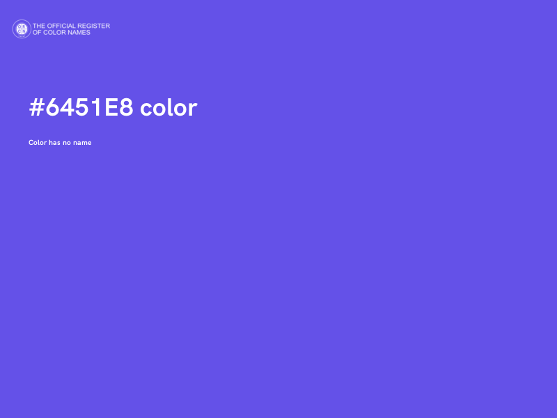 #6451E8 color image