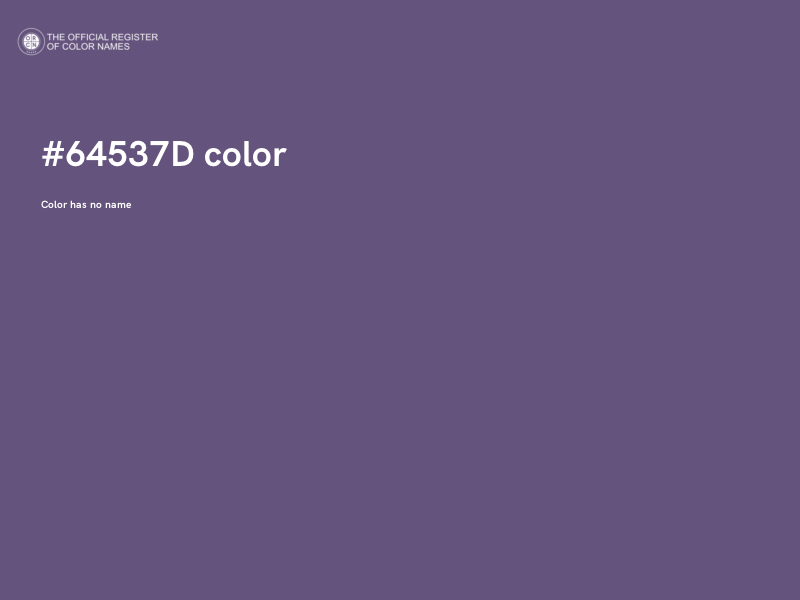 #64537D color image