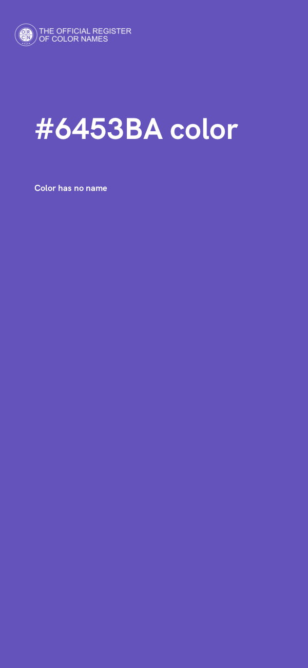 #6453BA color image