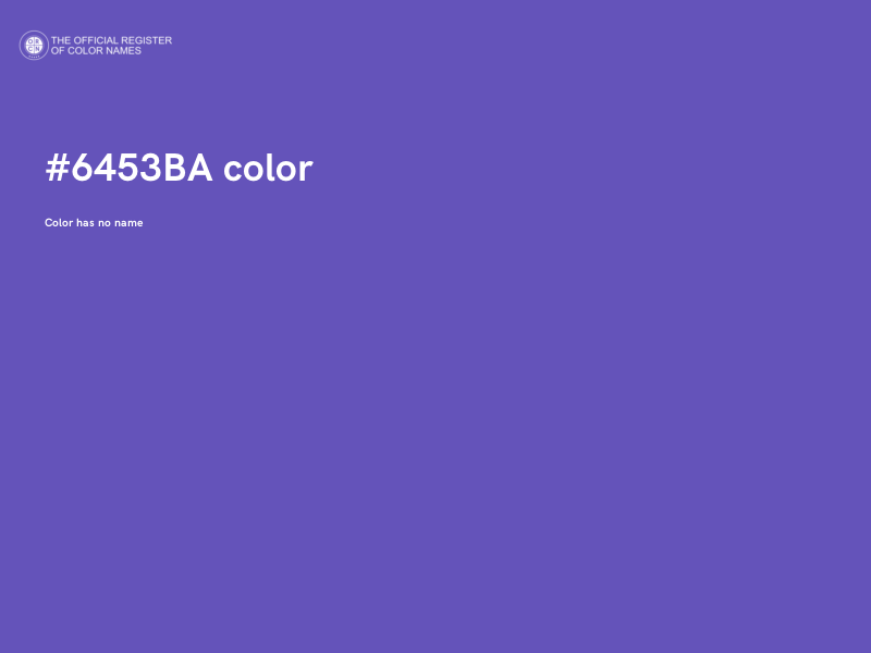 #6453BA color image