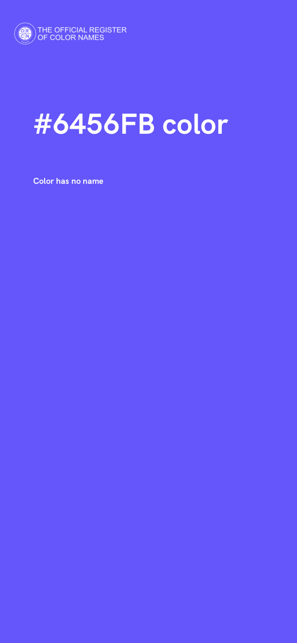 #6456FB color image