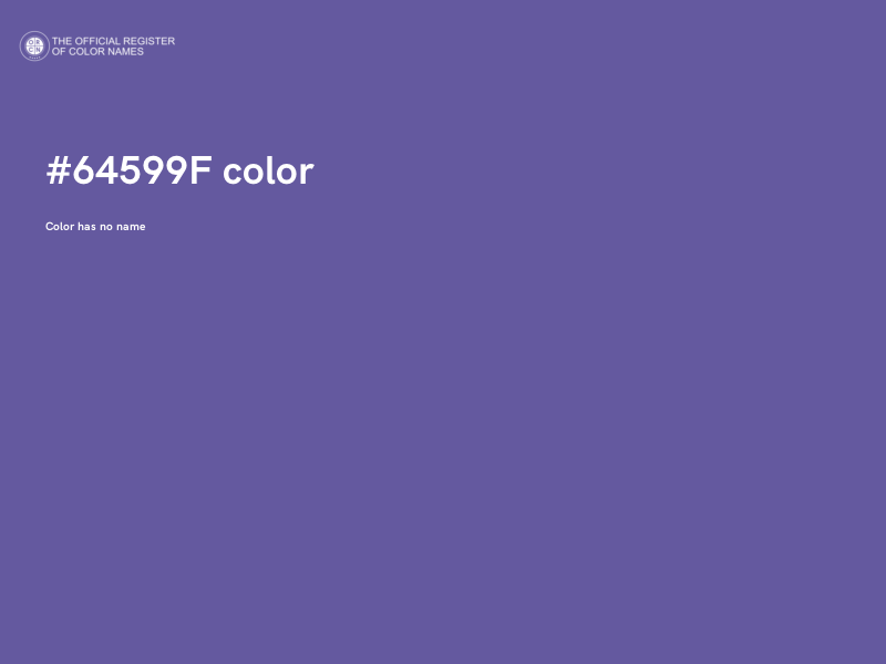 #64599F color image