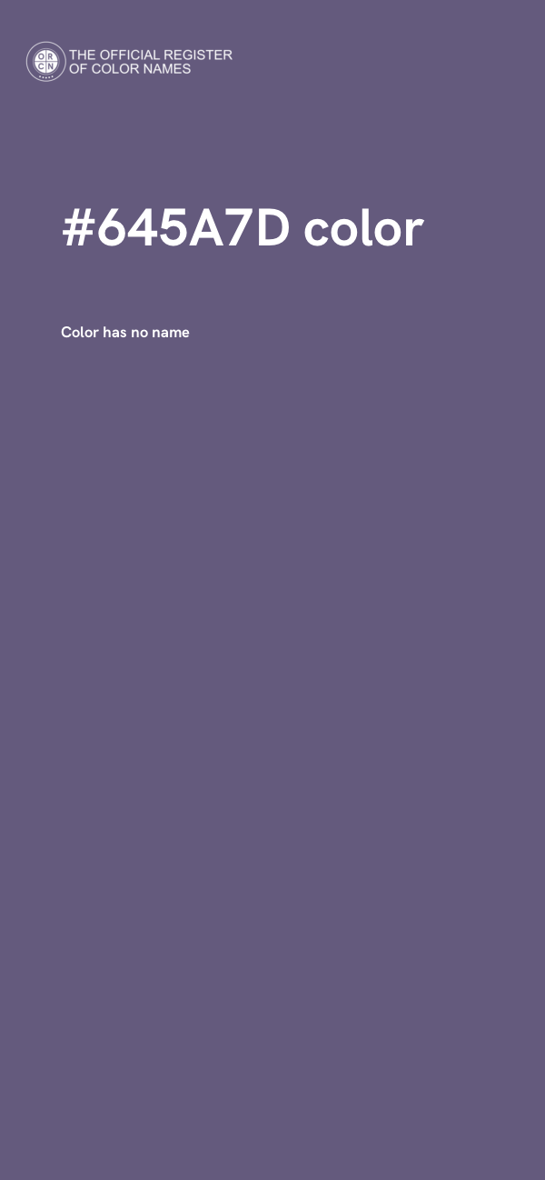 #645A7D color image