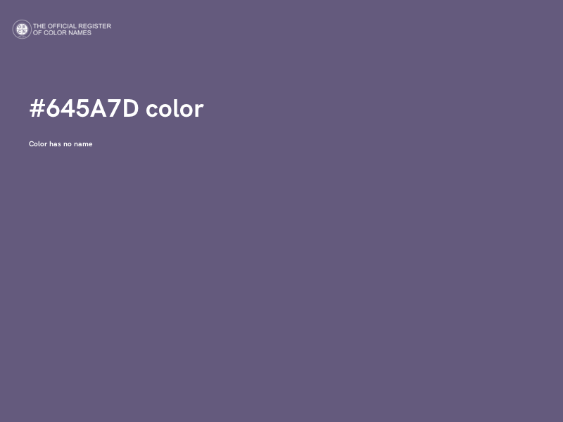 #645A7D color image