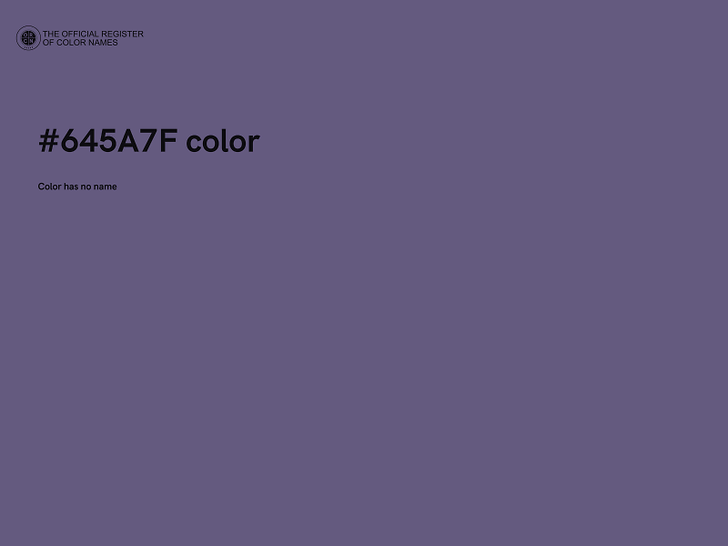 #645A7F color image