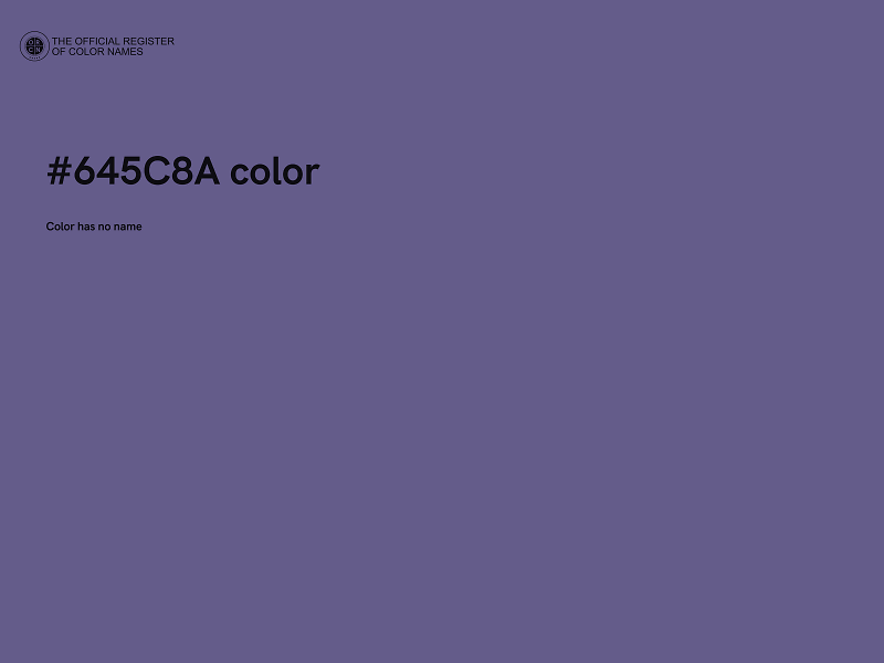 #645C8A color image