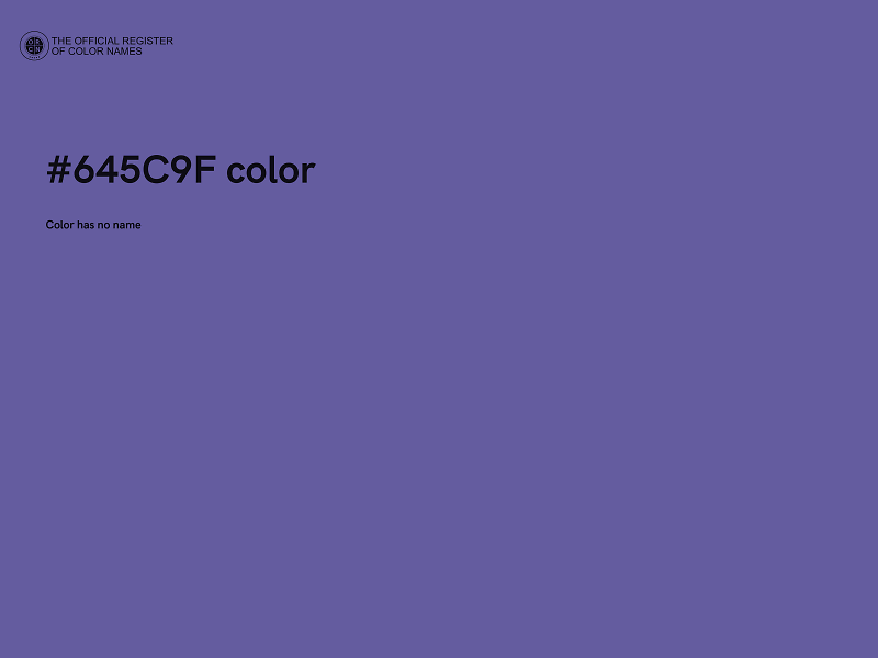 #645C9F color image