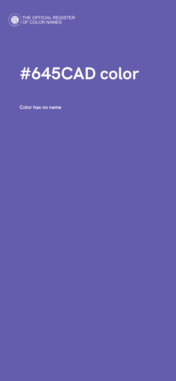 #645CAD color image