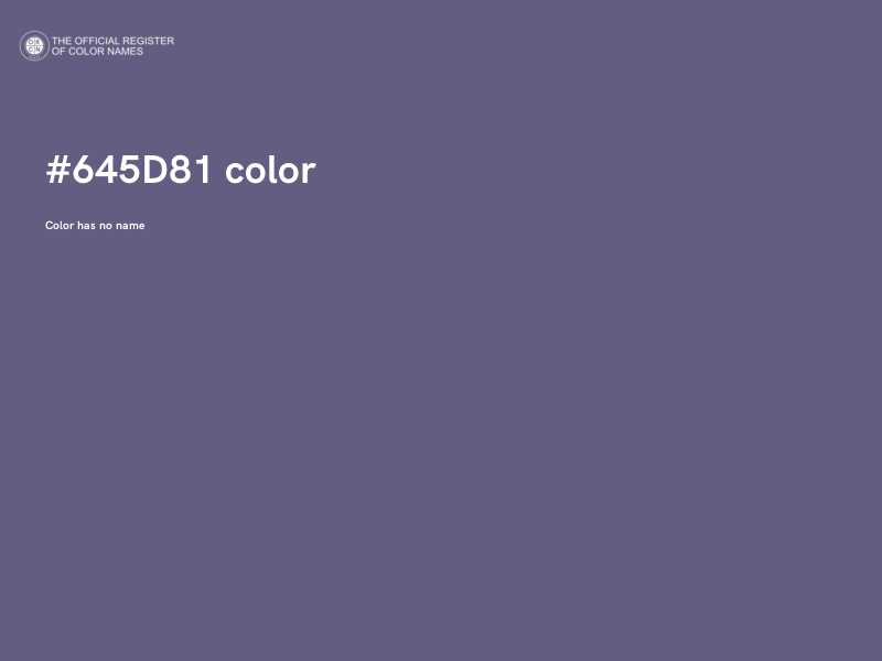 #645D81 color image