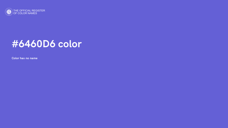 #6460D6 color image