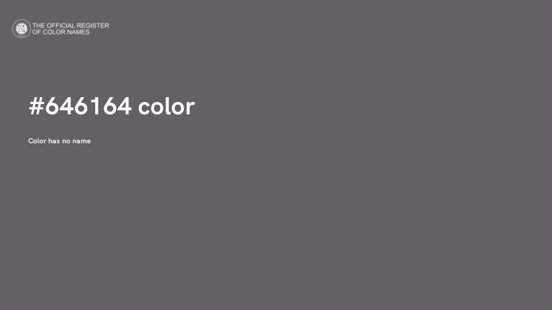 #646164 color image