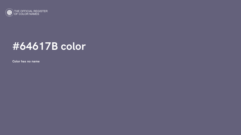 #64617B color image