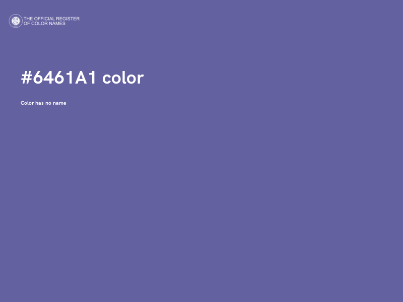 #6461A1 color image