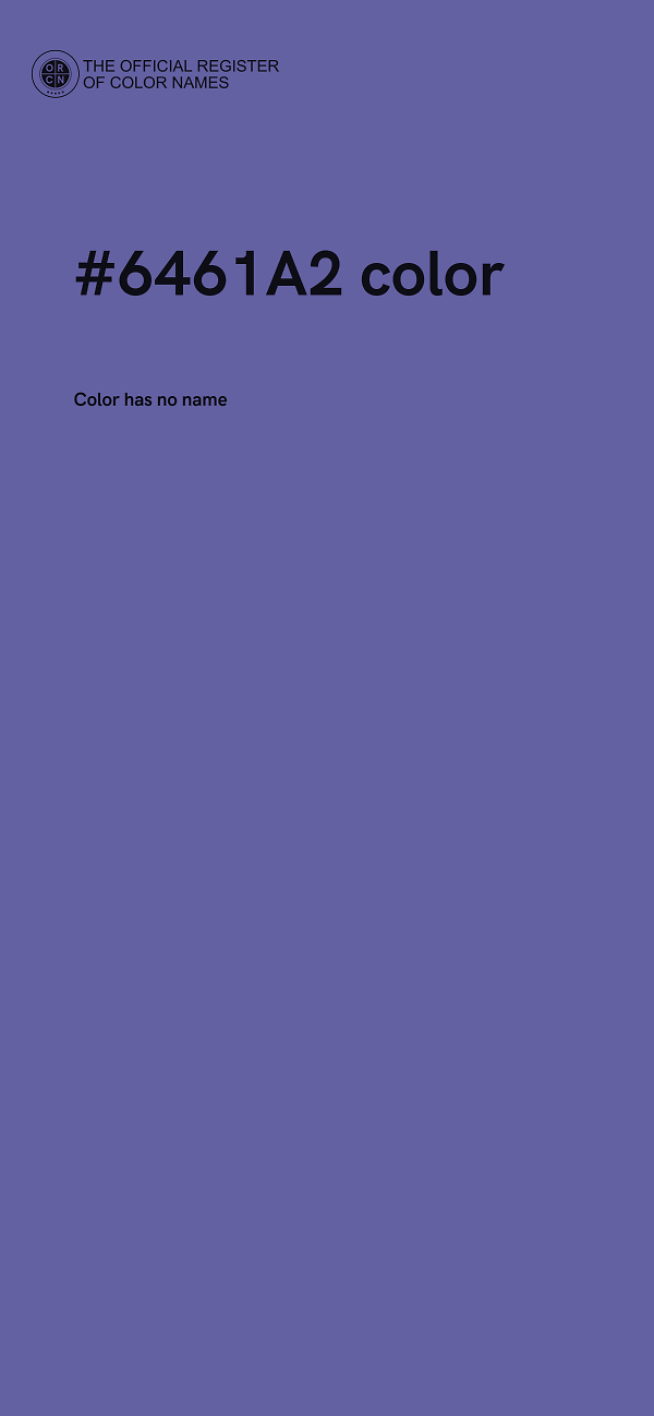 #6461A2 color image