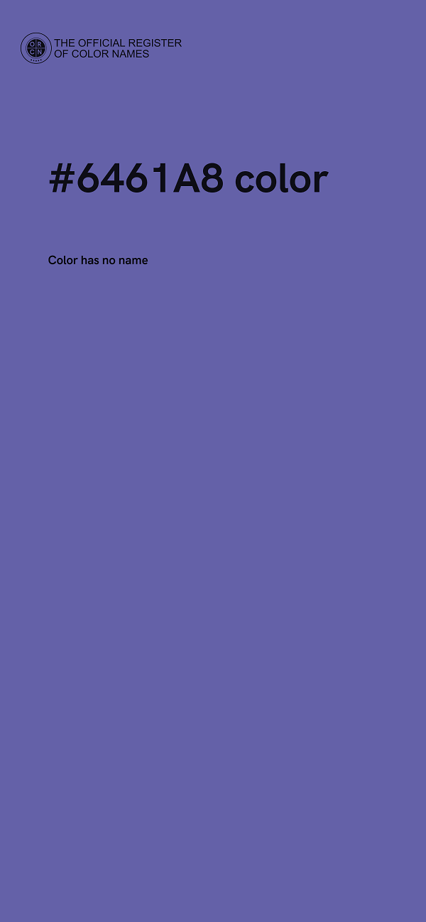 #6461A8 color image