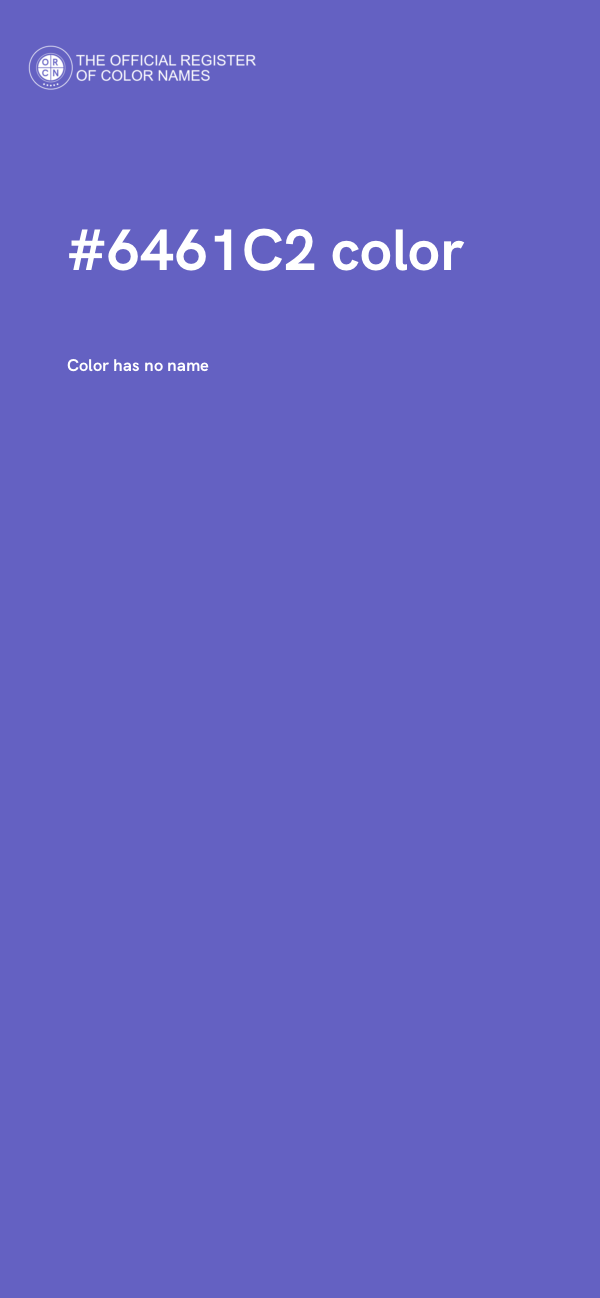 #6461C2 color image