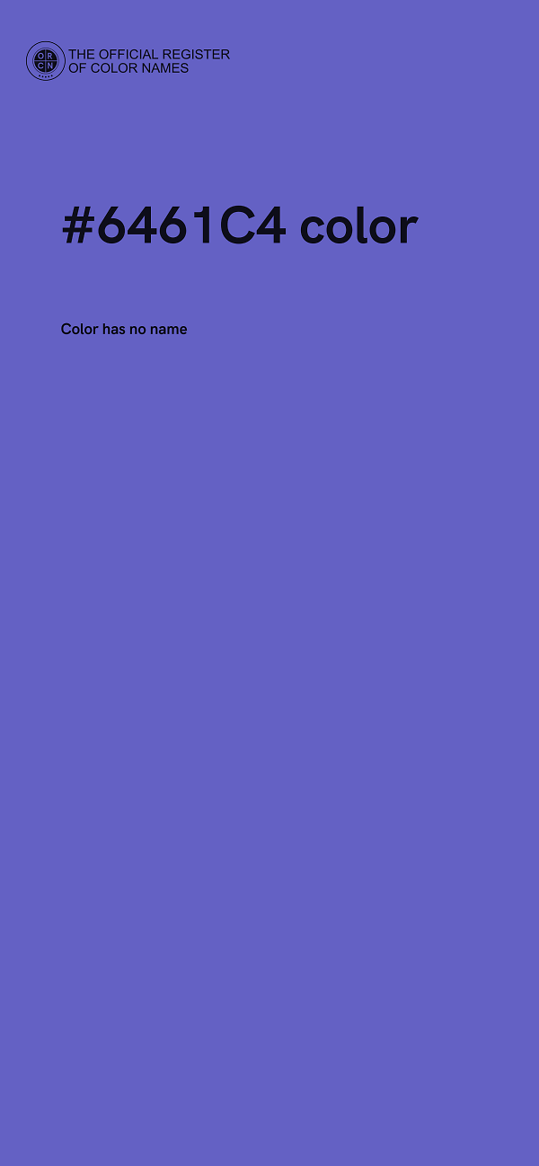 #6461C4 color image