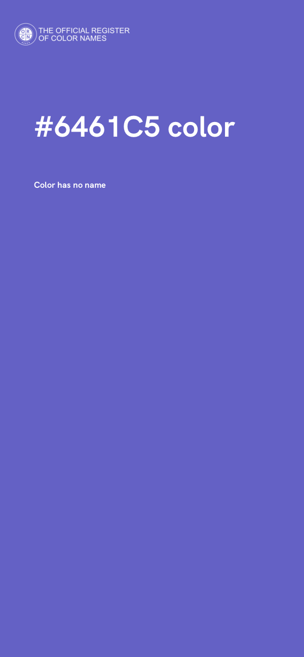 #6461C5 color image